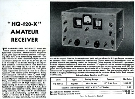 Hammarlund HQ-120-X