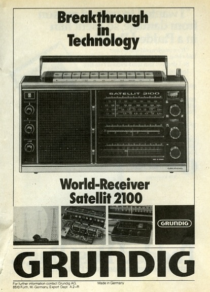  Grundig Satellit 2100 Multi-Band Radio