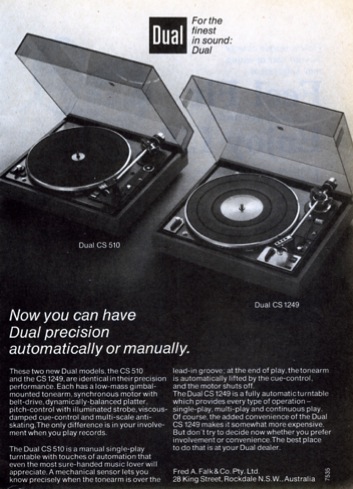 Dual CS510 Dual CS1249