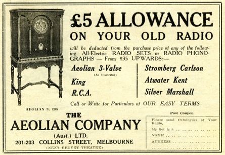 Aeolian 3 1930 Radio