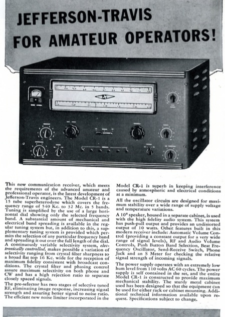 Jefferson Travis CR-1