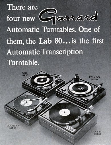 garrard 80 Turntable