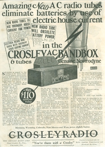 Crosley AC Bandbox