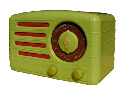 Green AWA Bakelite